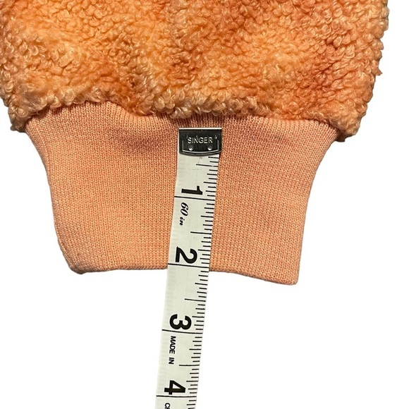 G Giuliana LounGy Clay Color Cozy Textured Sherpa Fleece Sweatshirt - Sz M - Picture 13 of 13